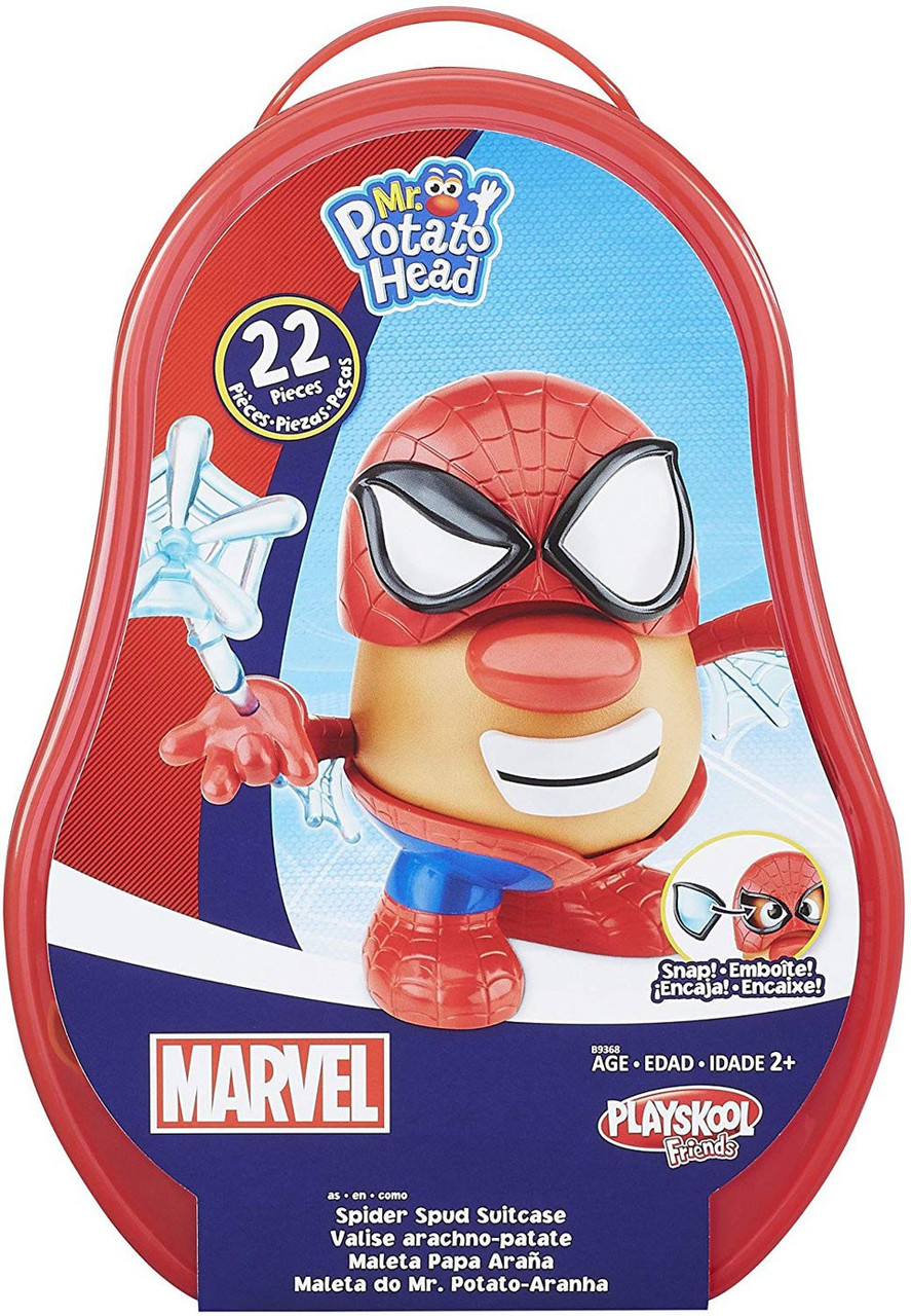 Marvel Playskool Friends Mr. Potato Head Spider Spud Suitcase