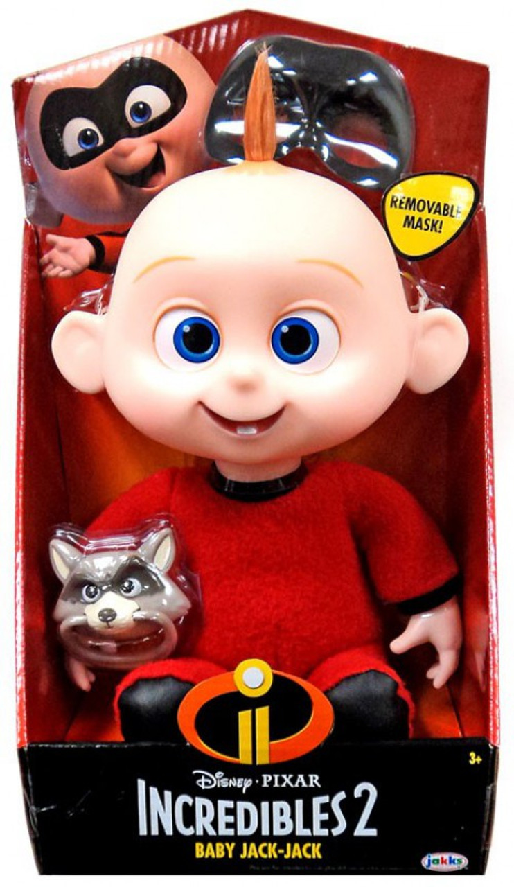 Disney Pixar Incredibles 2 Baby Jack Jack Plush Doll Damaged