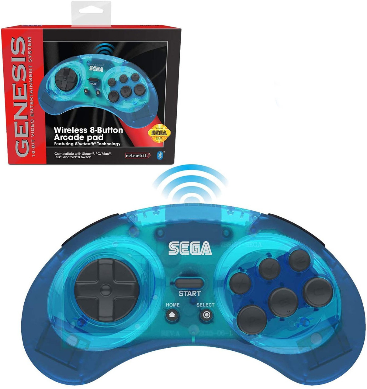 retro-bit dual link usb for snes/mac/pc video game controller [mega man]