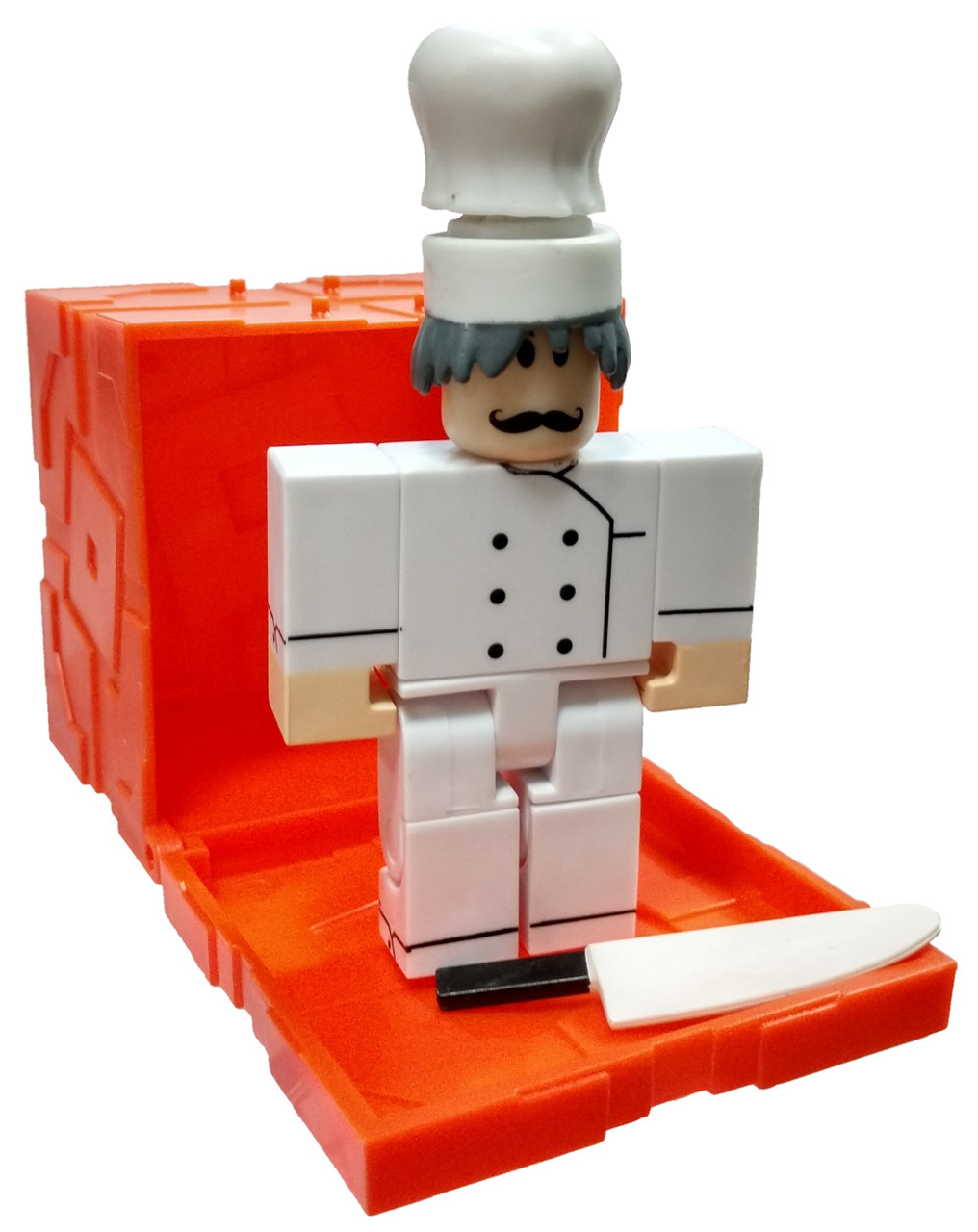 Roblox Series 6 Dare To Cook Cuisine Chef 3 Mini Figure With Orange Cube And Online Code Loose Jazwares Toywiz - roblox song codes 2018 food