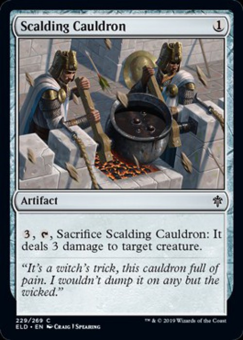Magic The Gathering Throne Of Eldraine Single Card Common Scalding Cauldron 229 Foil Toywiz - toywiz com roblox galaxy absolution Magic The Gathering Throne Of Eldraine Single Card Common Scalding Cauldron 229 Foil Toywiz - roblox galaxy absolution