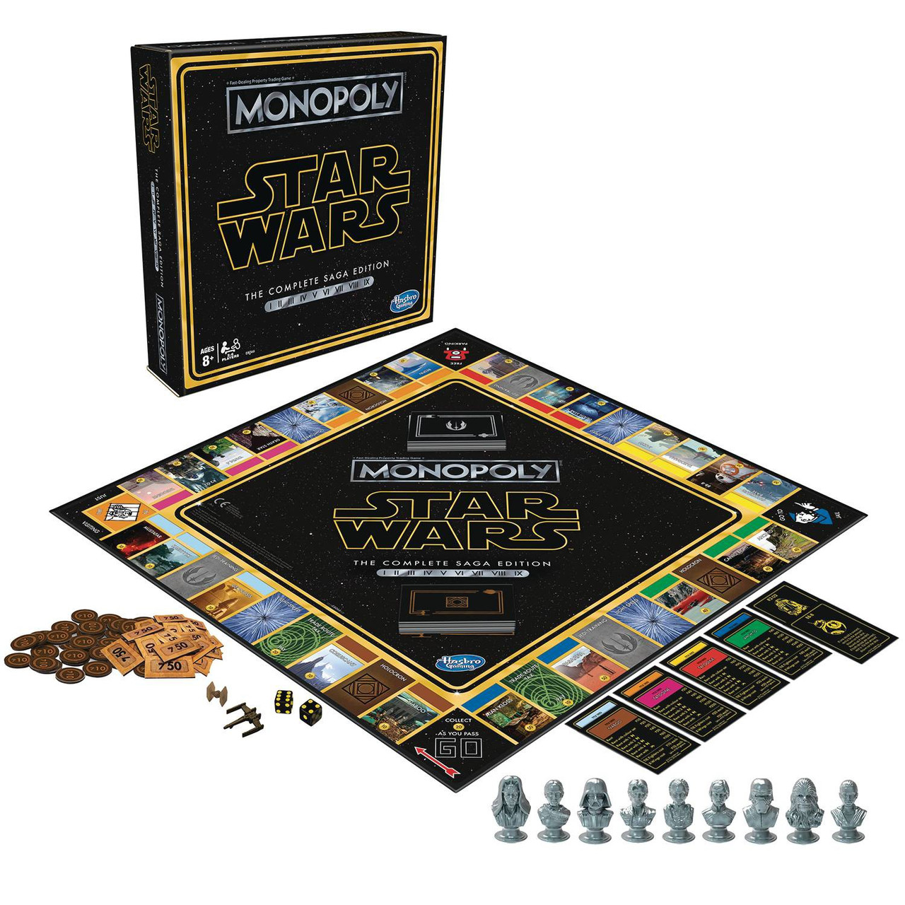 Star Wars Star Wars Monopoly Board Game Saga Edition Hasbro Toywiz - spirit viii leak roblox