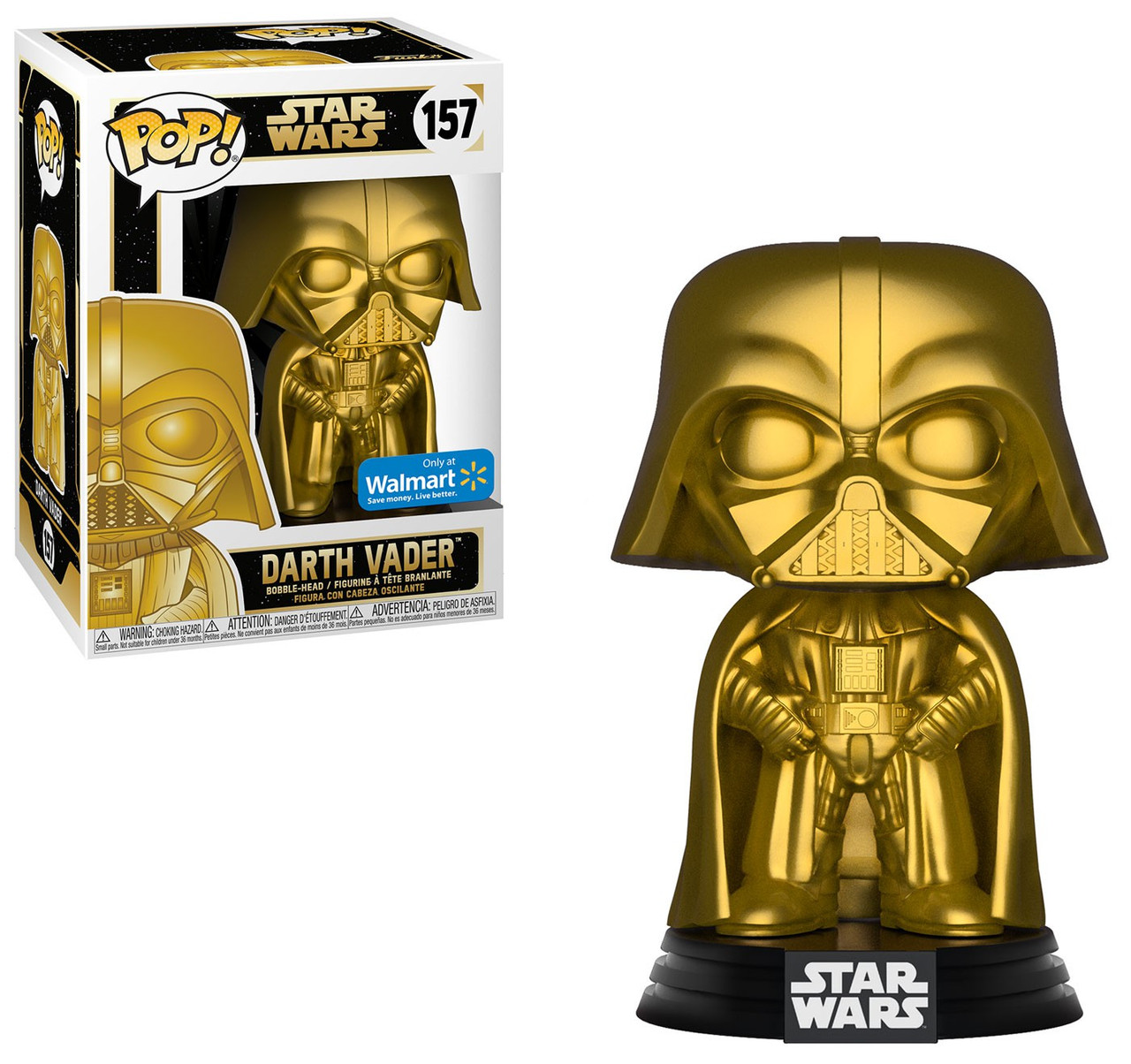 funko pop darth vader electrocuted glow in the dark