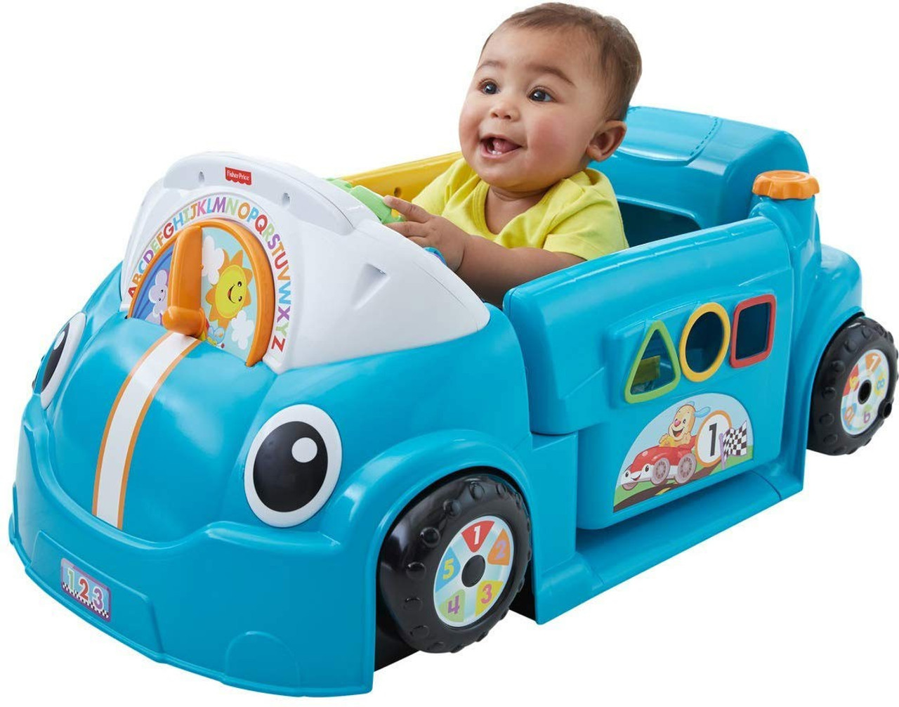 fisher price crawl around car blue