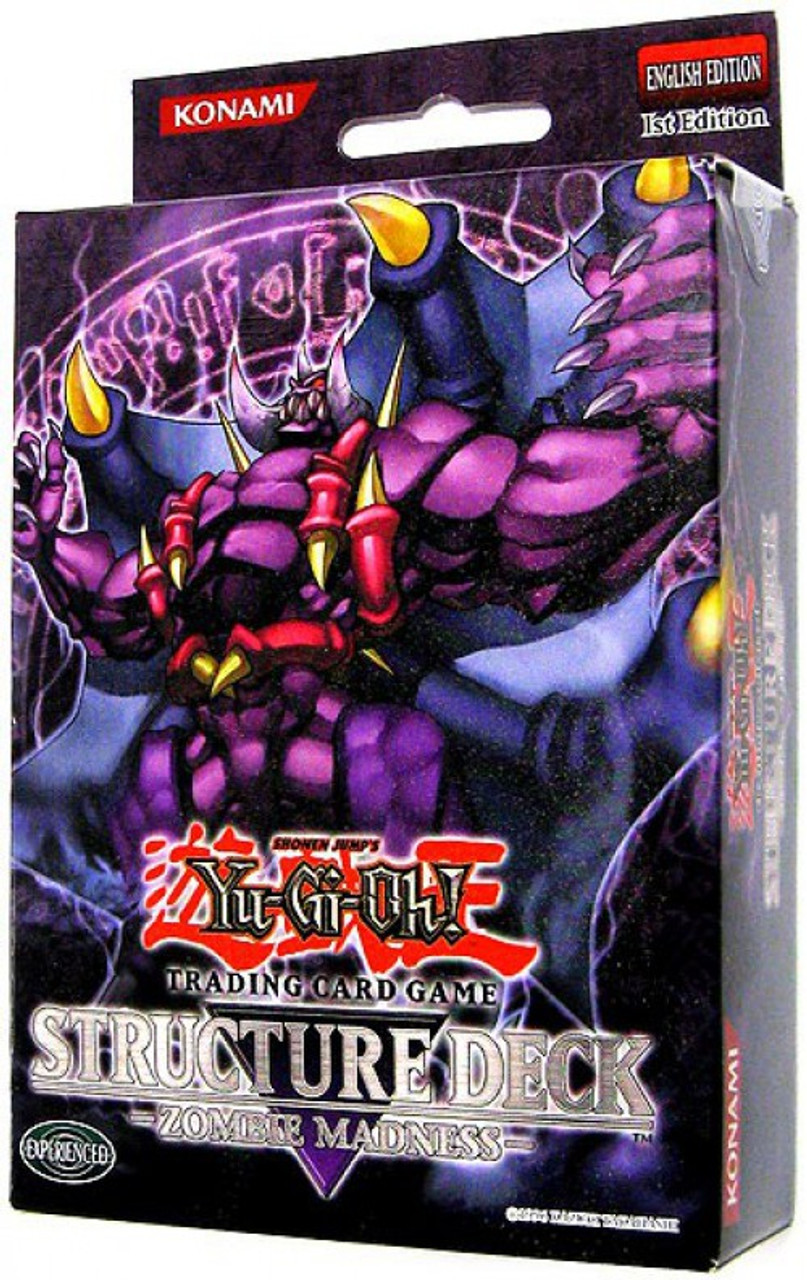 Yugioh Trading Card Game Zombie Madness Structure Deck 1st Edition
