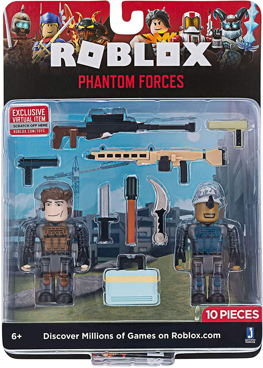 Roblox Phantom Forces Action Figure 2 Pack - new phantom forces phantom roblox series 3 mystery blue box