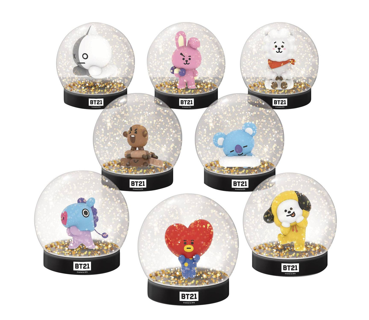 Bt21 Line Friends Snow Globes Bt21 Mystery Pack 1 Random Snowglobe Bonkers Toy Co Toywiz - roblox snow globe