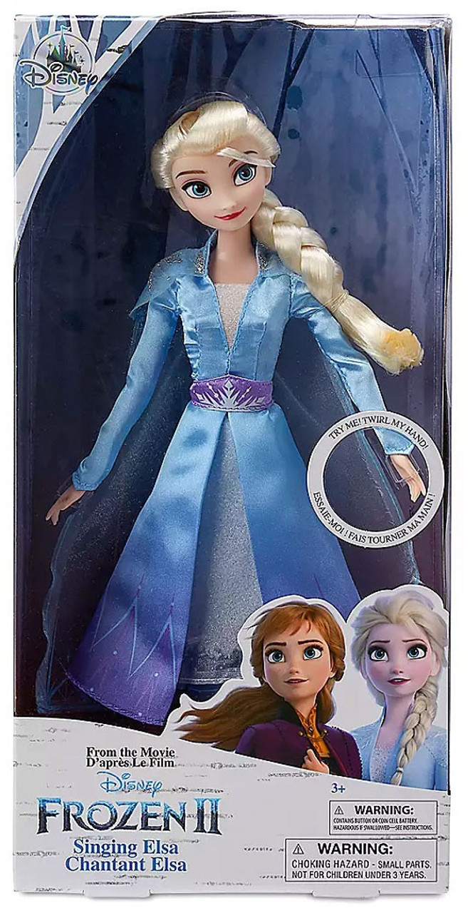 frozen elsa singing doll