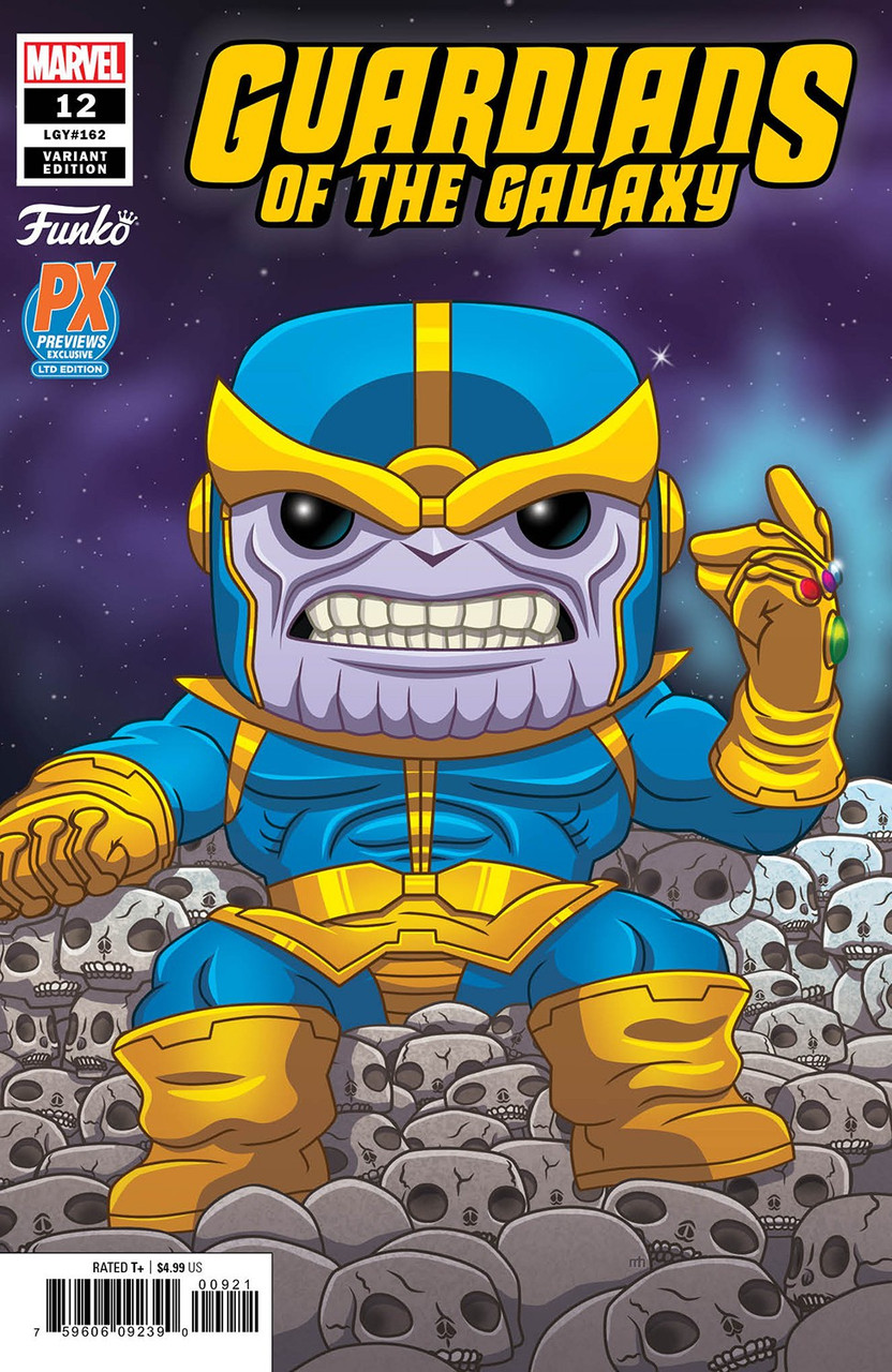 Marvel Pop Marvel Guardians Of The Galaxy Exclusive Comic Book 12 Funko Thanos Variant Cover Marvel Comics Toywiz - thanos future fight roblox