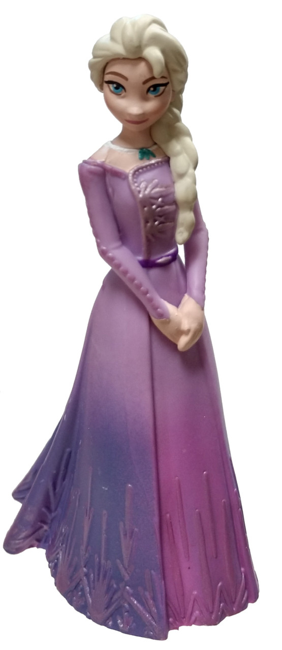 Disney Frozen 2 Elsa 3 5 Pvc Figure Purple Gown Loose Toywiz