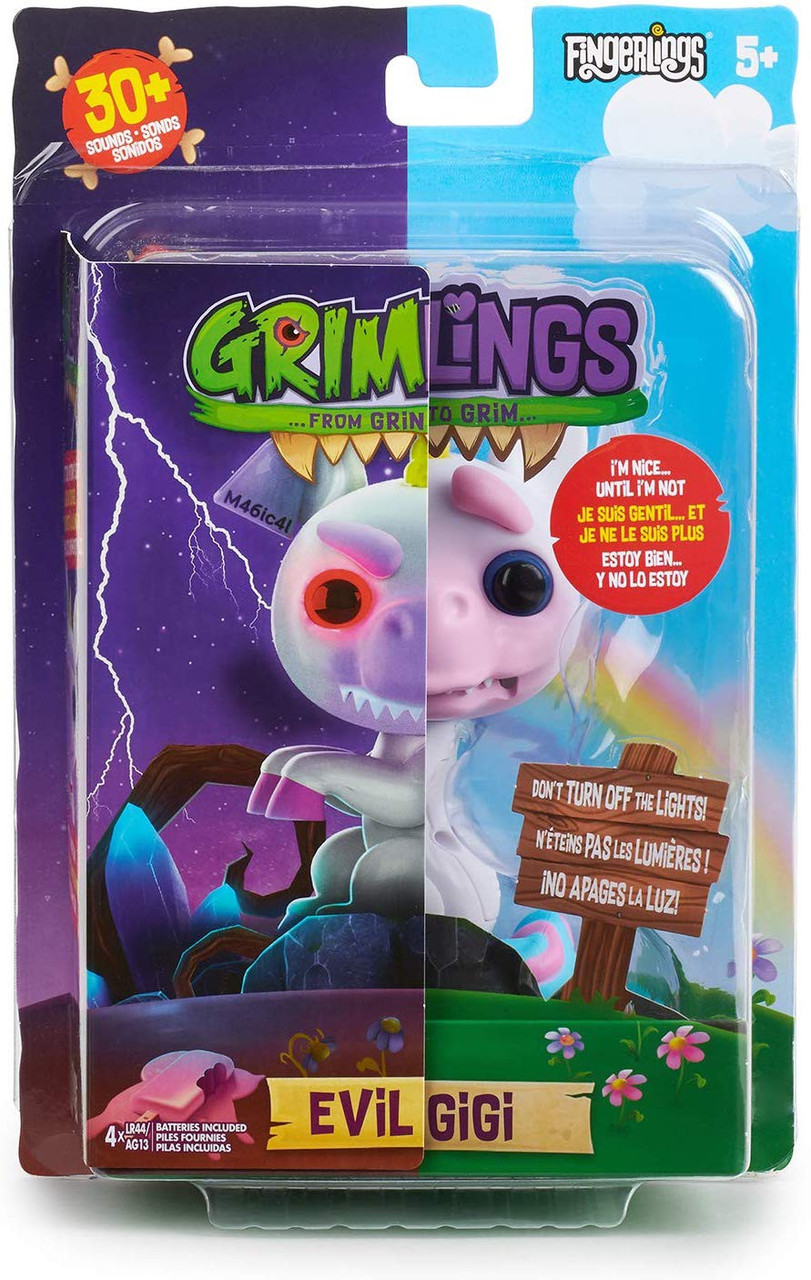 Fingerlings Grimlings Evil Gigi Figure Unicorn Wowwee Toywiz
