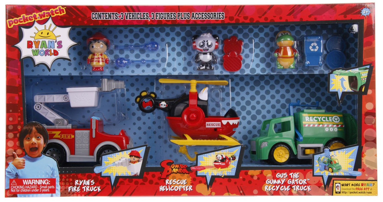 ryan's world fire truck