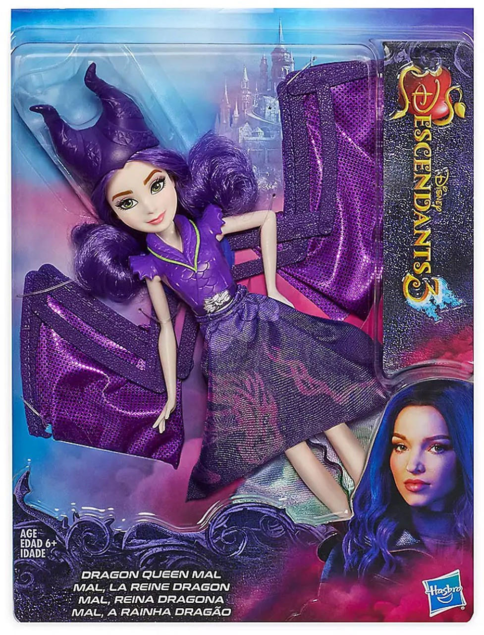 Disney Descendants Descendants 3 Dragon Queen Mal 11 Doll Hasbro Toywiz - audrey descendants coronation dress roblox