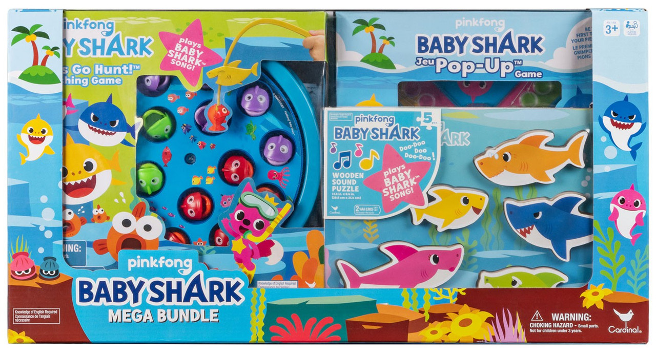 Pinkfong Baby Shark Baby Shark Mega Bundle Set Cardinal Toywiz - baby shark code for roblox roblox bot generator