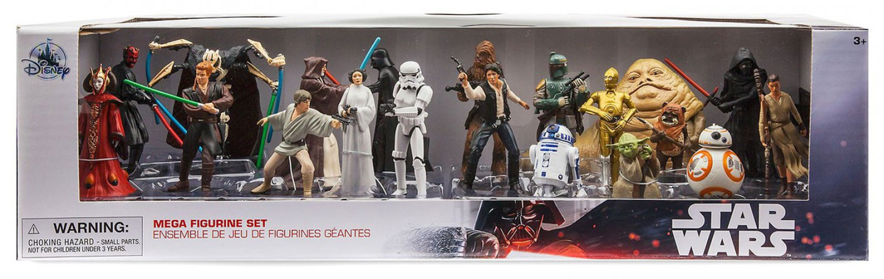 disney star wars mega figurine set