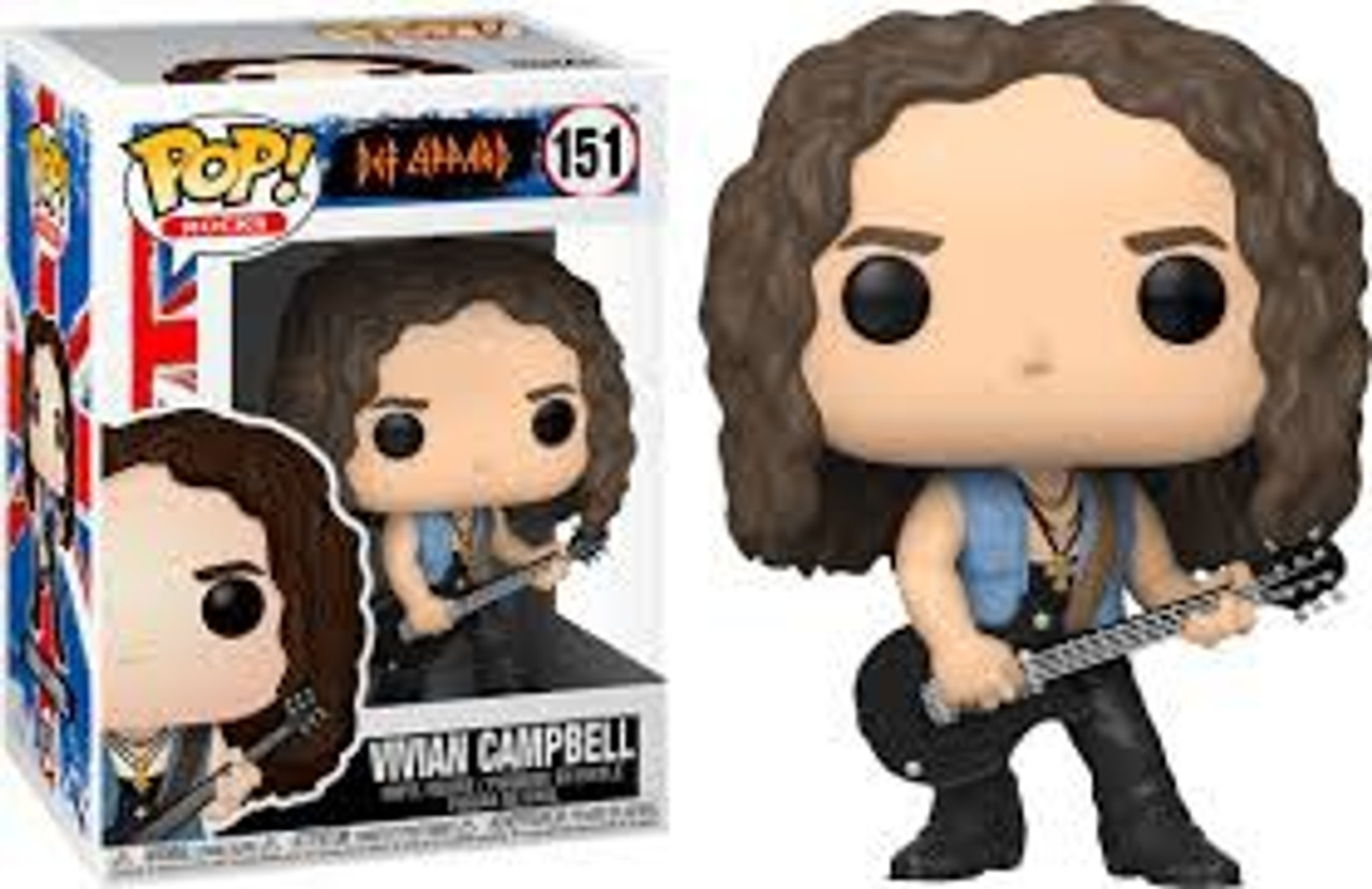 Funko Def Leppard Pop Rocks Vivian Campbell Vinyl Figure 151