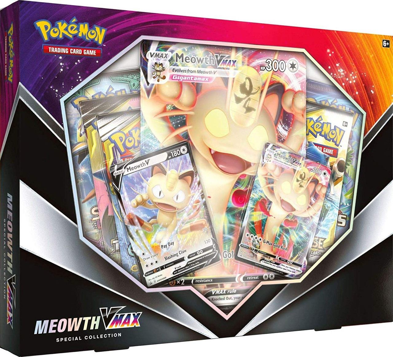 Pokemon Trading Card Game Meowth Vmax Special Collection 5 Booster Packs 2 Promo Cards Oversize Card Pokemon Usa Toywiz - endo 01 shirt roblox