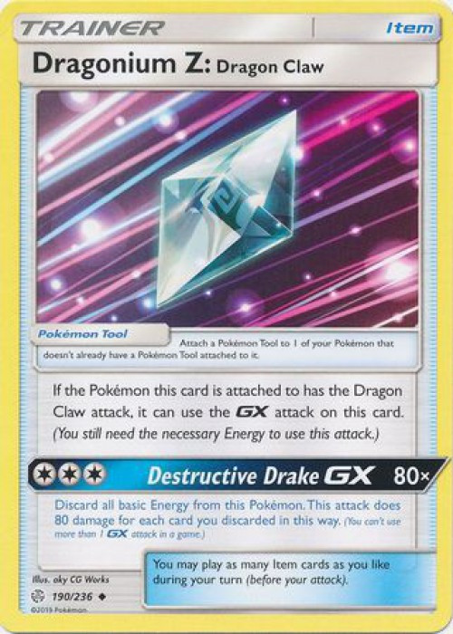 Pokemon Trading Card Game Cosmic Eclipse Single Card Uncommon Dragonium Z Dragon Claw 190 Toywiz Pokemon Trading Card Game Cosmic Eclipse Single Card Uncommon Dragonium Z Dragon Claw 190 Toywiz