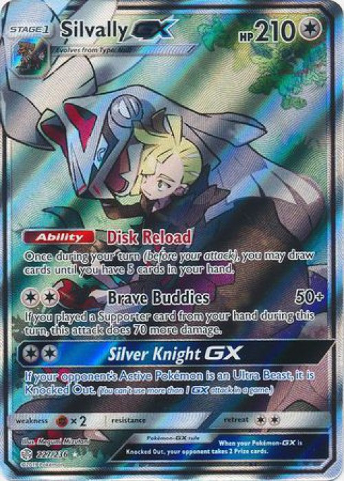 silvally gx pokemon card SM-4 Crimson Invasion: - 119/111 - RAINBOW Ultra R Secret Rare Card Type Silvally GX (Secret) - Holofoil