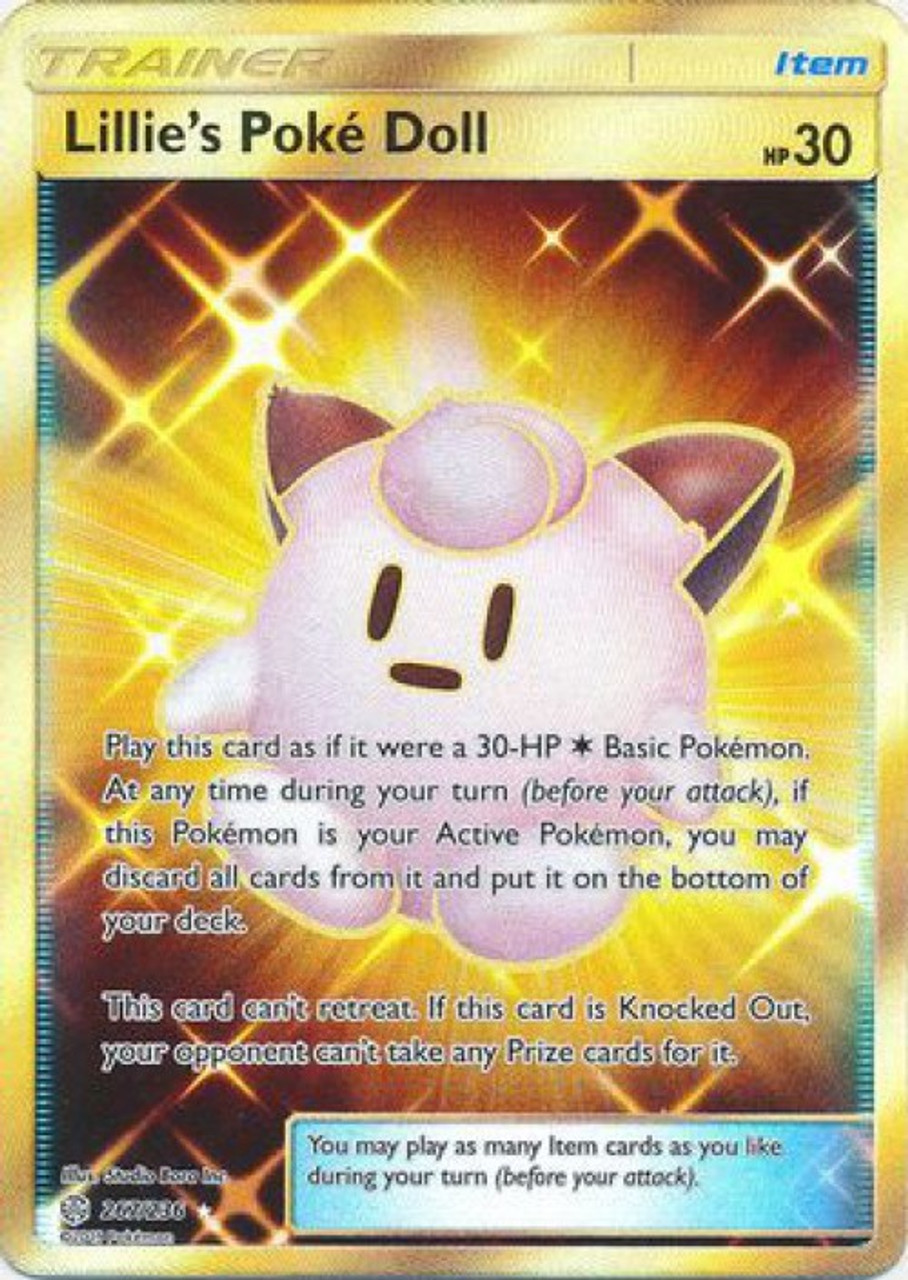 Pokemon Trading Card Game Cosmic Eclipse Single Card Secret Rare Lillies Poke Doll 267 Toywiz - buy poker machine sydney poki roblox