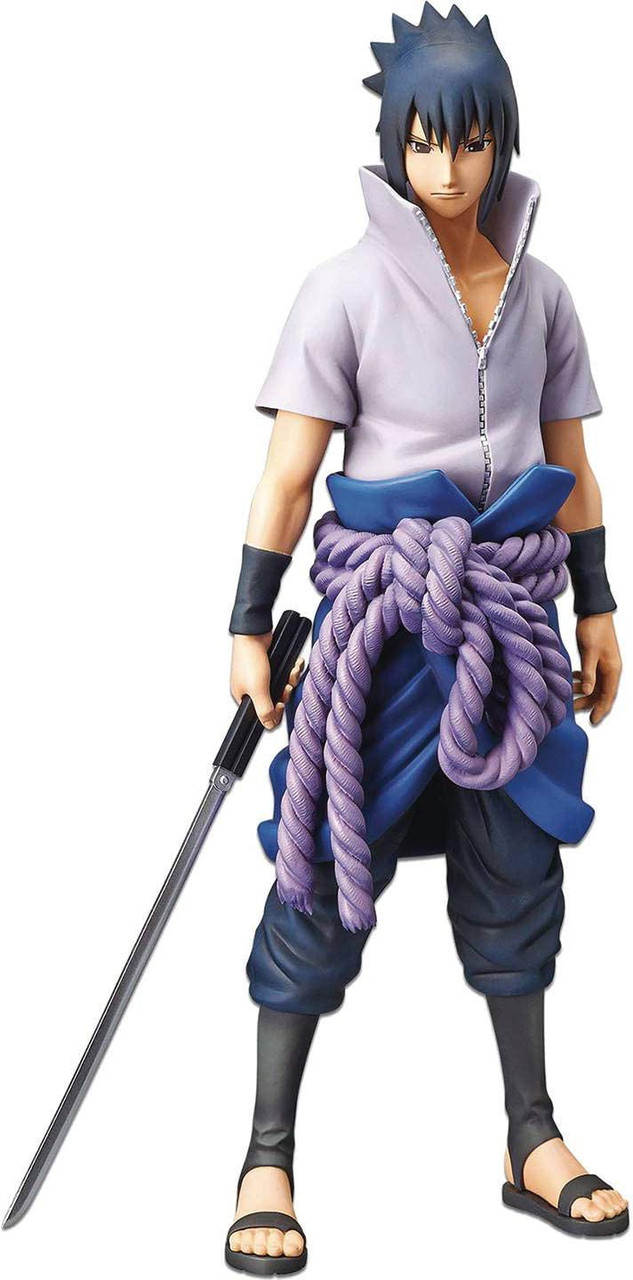 Naruto Shippuden Grandista Nero Sasuke Uchiha 10 7 Collectible Pvc Figure Banpresto Toywiz - robot y sasuke roblox