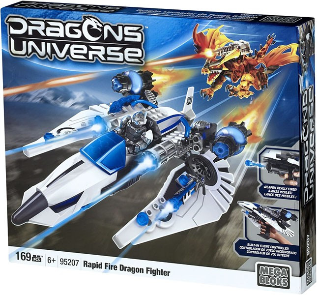 Mega Bloks Dragons Universe Rapid Fire Dragon Fighter Set 95207