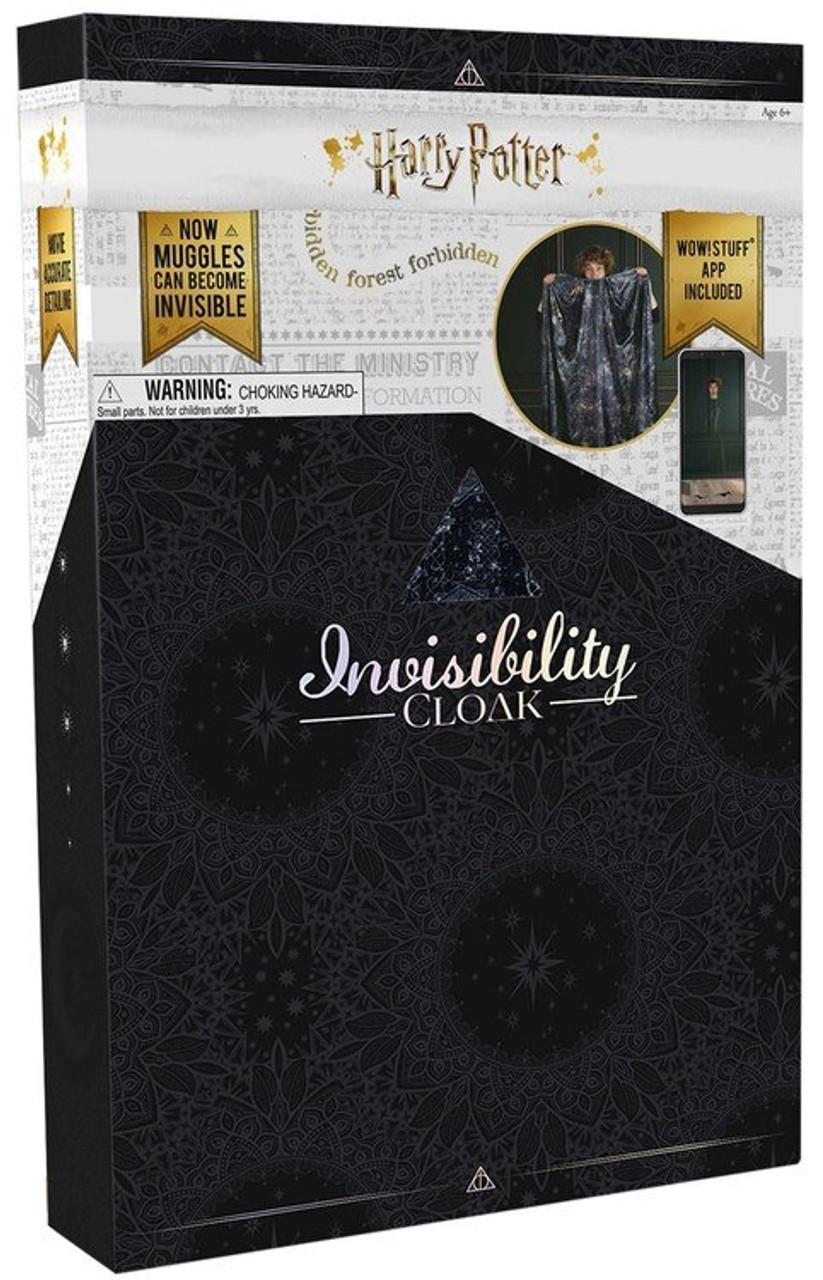 Harry Potter Wizard Training Wand Invisibility Cloak Wow Stuff Toywiz