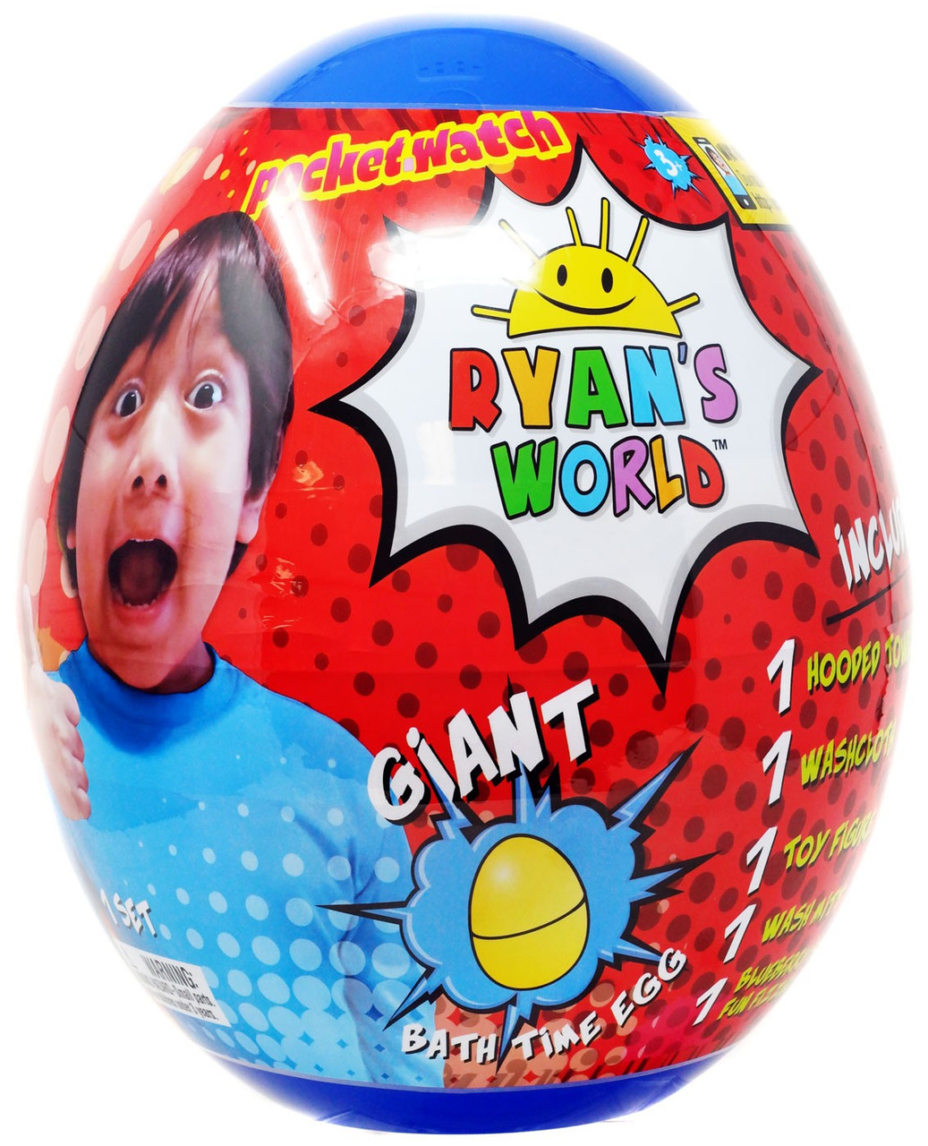 ryan's world yellow giant mystery egg