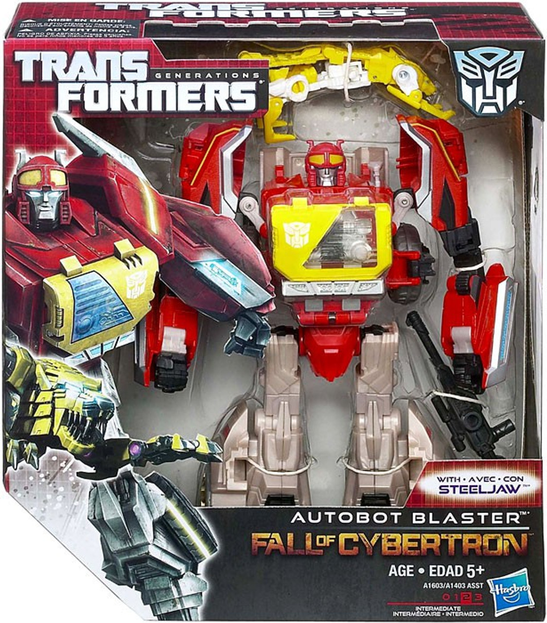 Transformers Generations Fall of Cybertron Autobot Blaster Voyager