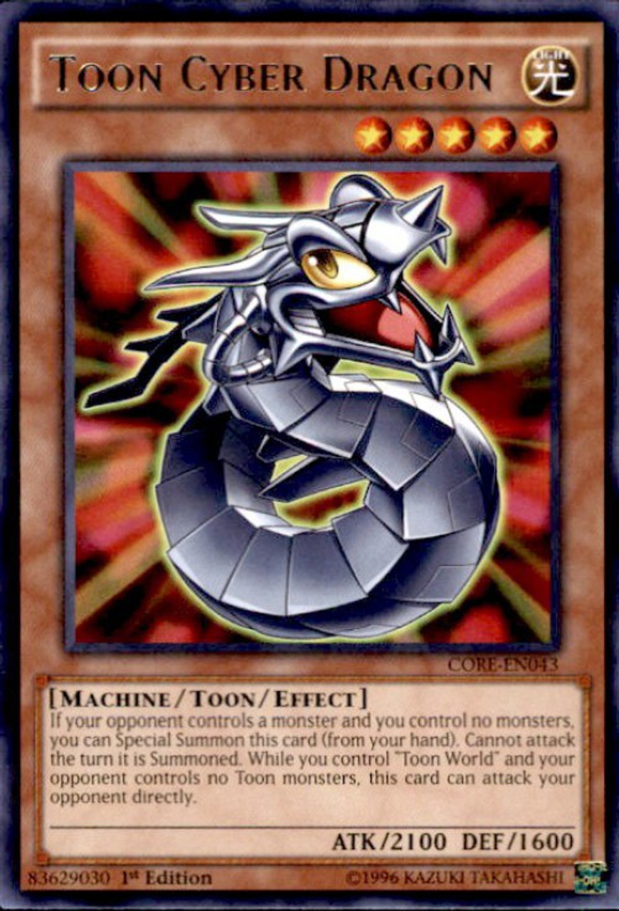 Mystery Shell Dragon CORE-EN001 Common Yu-Gi-Oh Card English 1st Edition New
