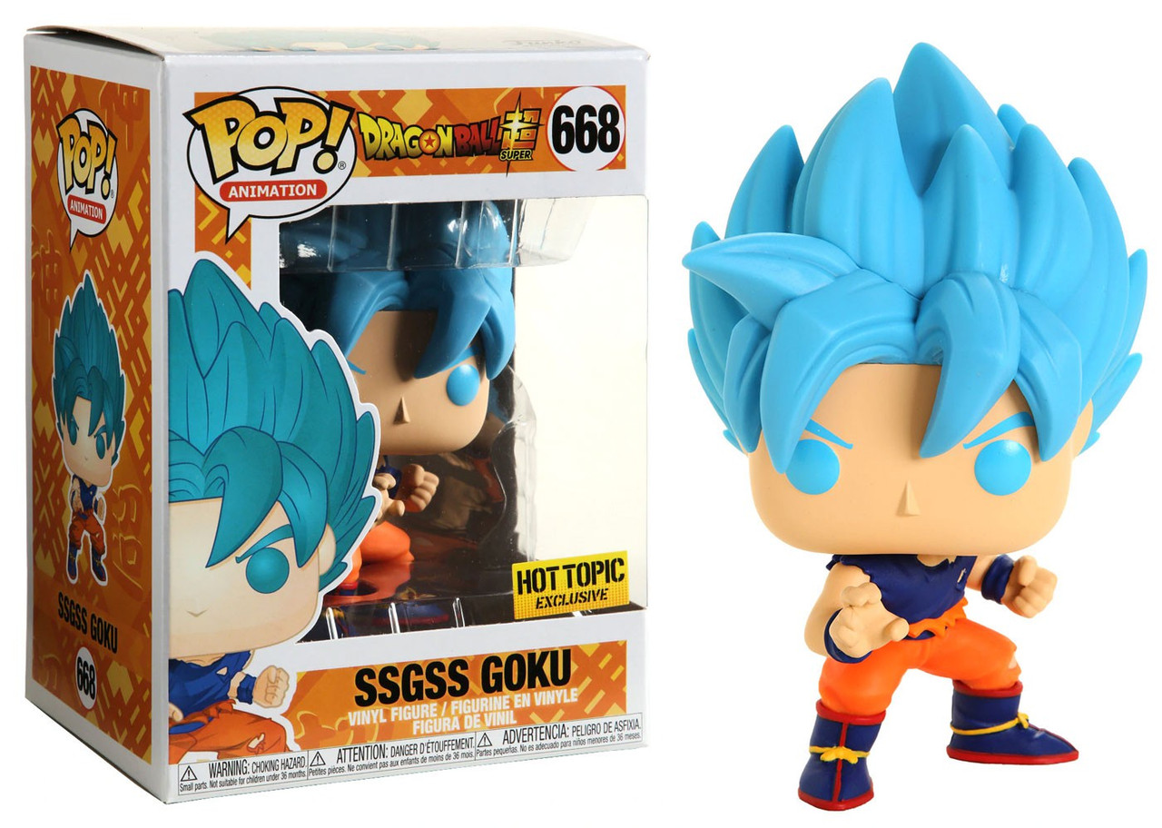 Funko Dragon Ball Z Pop Animation Ssgss Goku Exclusive Vinyl Figure 668 Toywiz