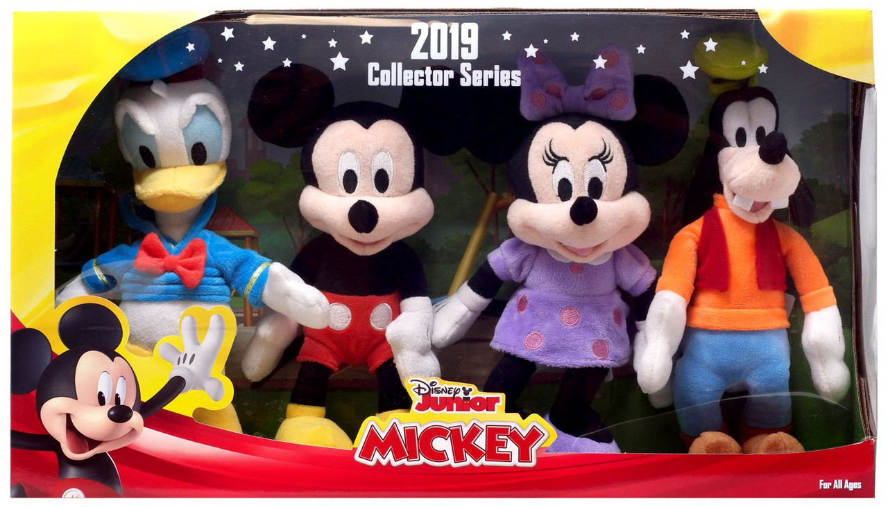 Disney Junior 2019 Collector Series Donald, Mickey, Minnie Goofy 8.5