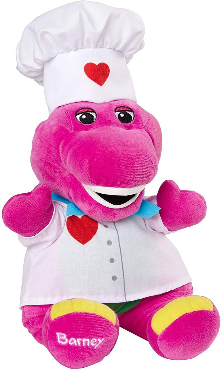 Barney Barney Chef Hat 12 Plush Mattel Toywiz - killer barney roblox