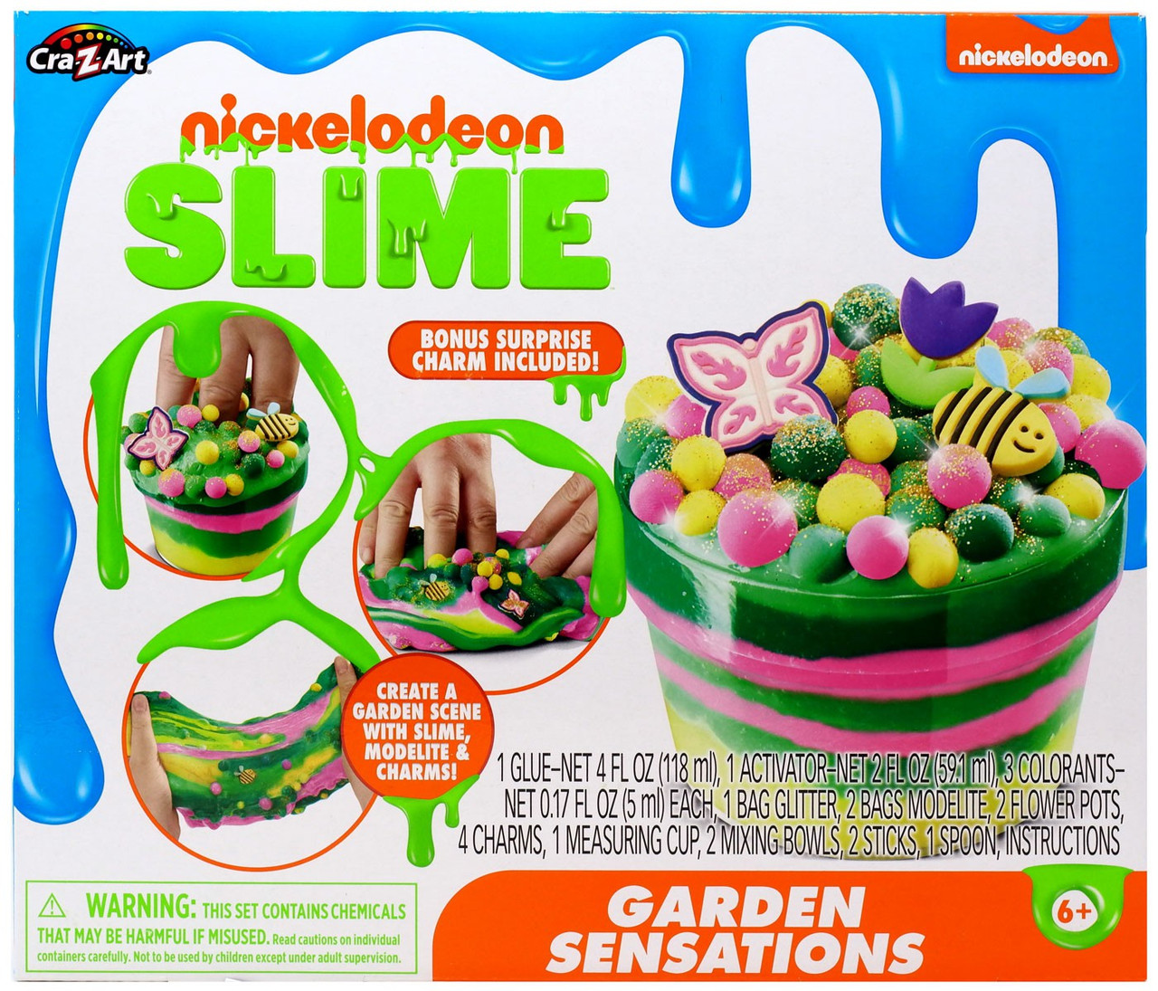 Nickelodeon Slime Garden Sensations Kit Cra-Z-Art - ToyWiz
