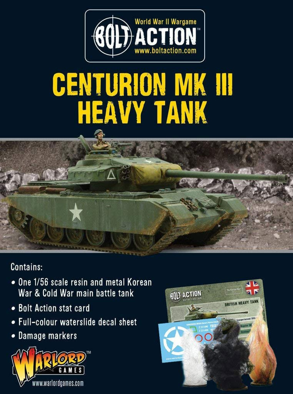 Bolt Action Wwii Wargame Allies Centurion Mk Iii Heavy Tank Miniatures Warlord Games Toywiz - roblox wwii tanker