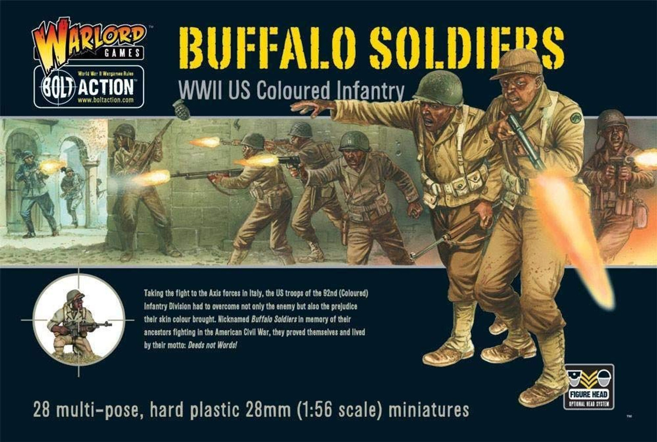 Bolt Action Wwii Wargame Allies Buffalo Soldiers Miniatures Warlord Games Toywiz - german army foot soldiers uniform roblox
