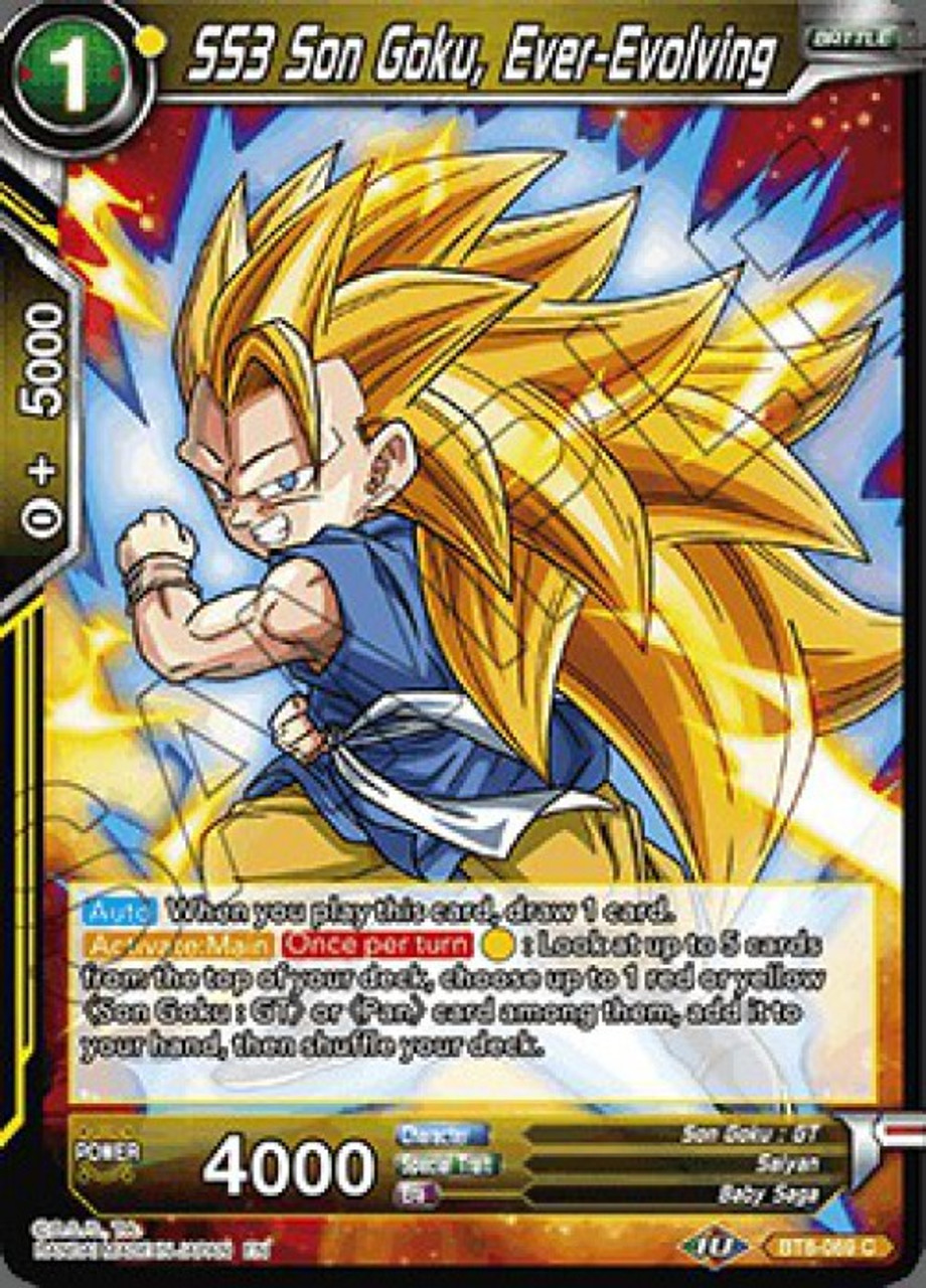 Dragon Ball Super Collectible Card Game Malicious Machinations Single Card Common Ss3 Son Goku Ever Evolving Bt8 069 Toywiz - a super saiyan 4 is born roblox dragon ball z rage