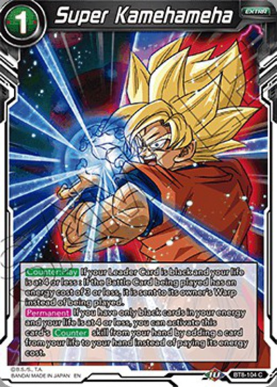 Dragon Ball Super Collectible Card Game Malicious Machinations Single Card Common Super Kamehameha Bt8 104 Toywiz - roblox studio kamehameha en roblox tutorial español