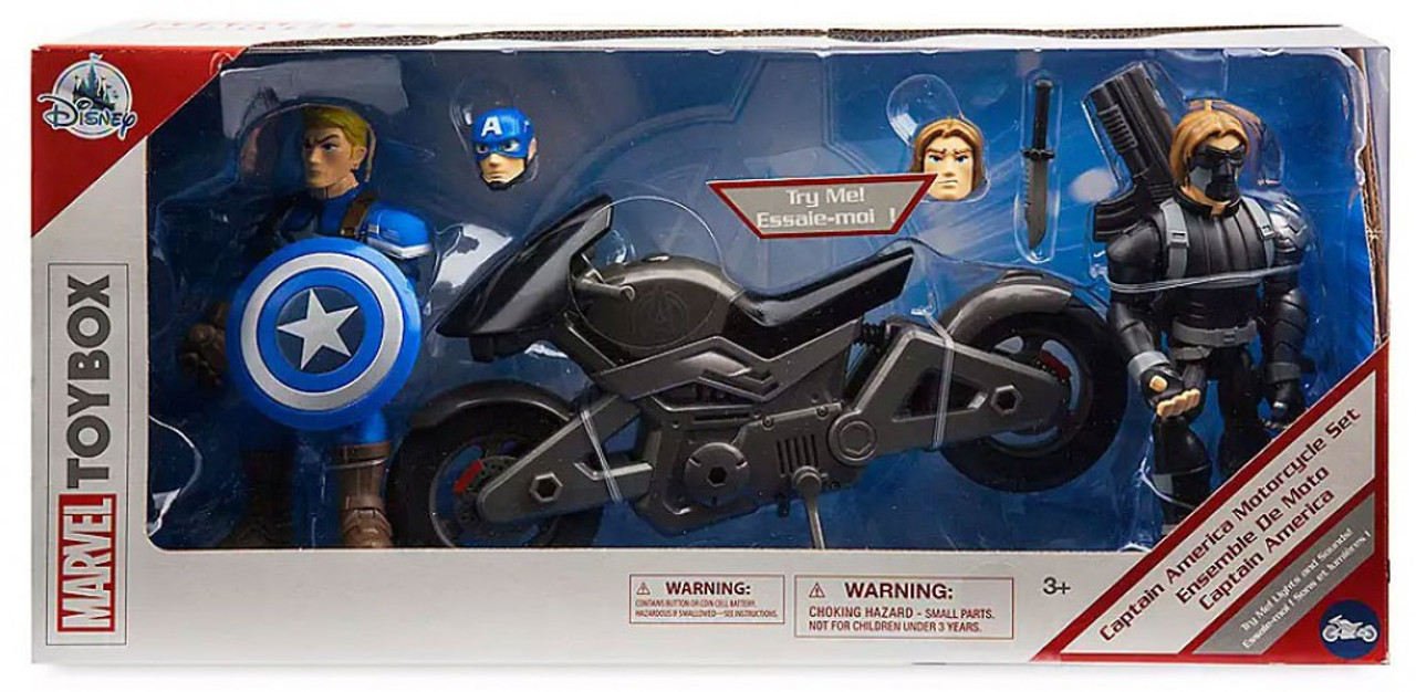 captain america motorcycle toy