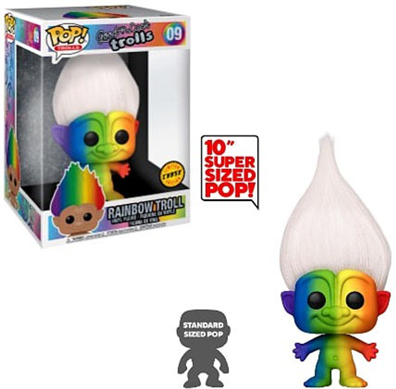 Gratuit Images Funko Trolls Classic Pop Trolls Rainbow Troll 10 Vinyl Figure dernière par