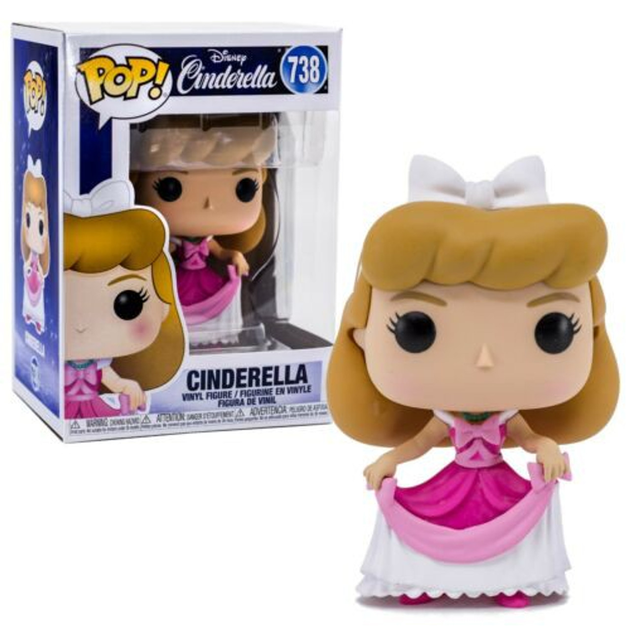 cinderella pink dress doll