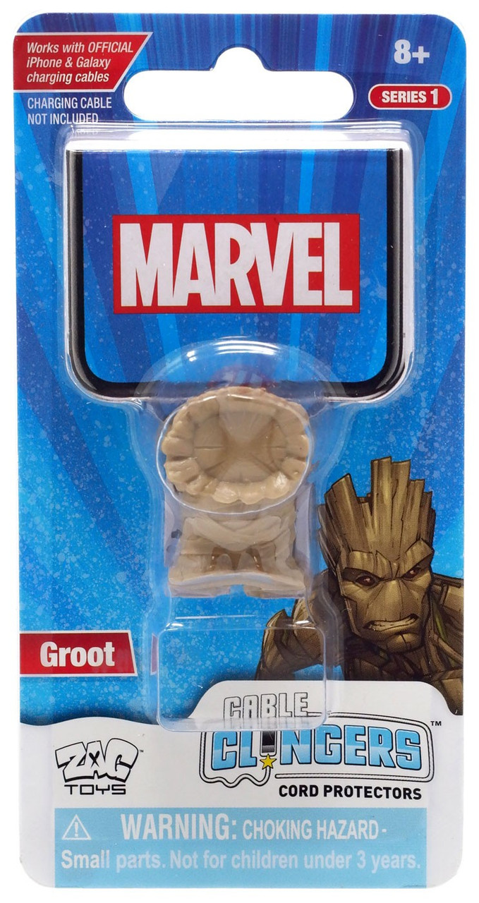 Marvel Cable Clingers Groot Cord Protector Zag Toys Toywiz - strong protector arms roblox