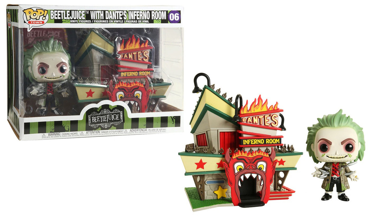 Funko Beetlejuice Pop Movies Beetlejuice With Dantes Inferno Room Exclusive Vinyl Figure 06 Damaged Package Toywiz - roblox boombox code for mlp songs