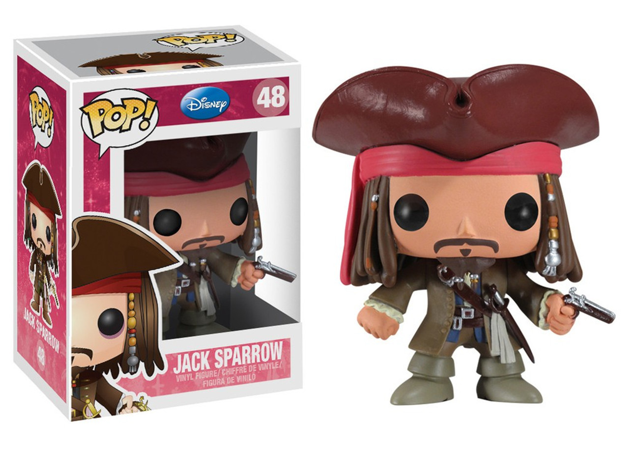 Funko Pirates Of The Caribbean Pop Disney Jack Sparrow Vinyl Figure 48 Damaged Package Toywiz - death metal pirate captain hat roblox