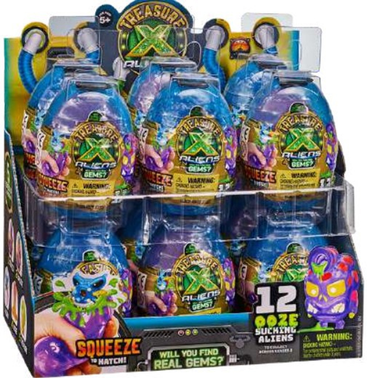 Treasure X Series 3 Aliens Ooze Egg Mystery Box 12 Packs Moose Toys Toywiz - treasure eggs roblox