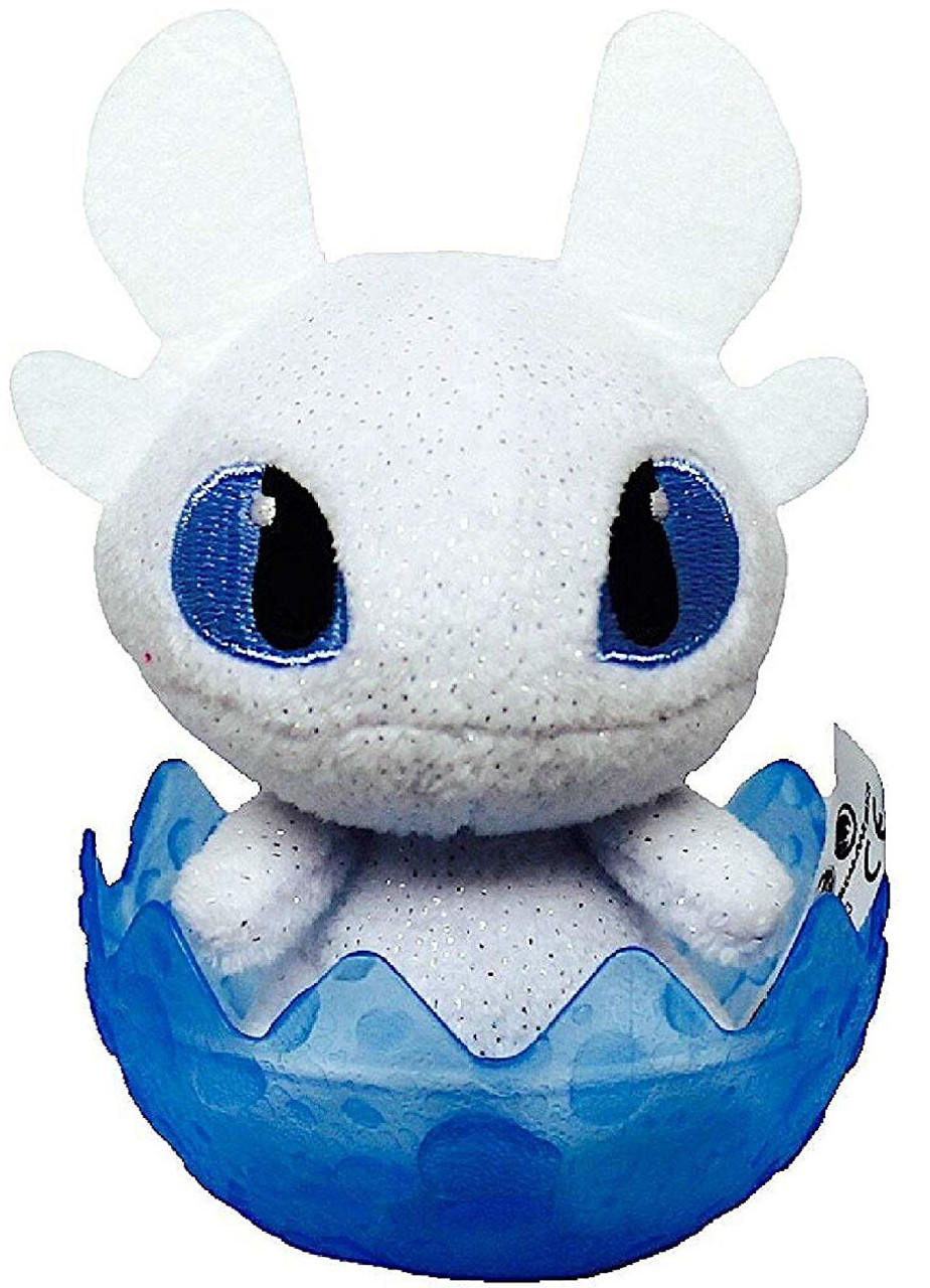How To Train Your Dragon The Hidden World Light Fury 3 Egg Plush Blue Spin Master Toywiz Scoop up a colorful dragon egg with unique pattern and lift off the top of the egg to discover a magical dragon surprise inside. spin master