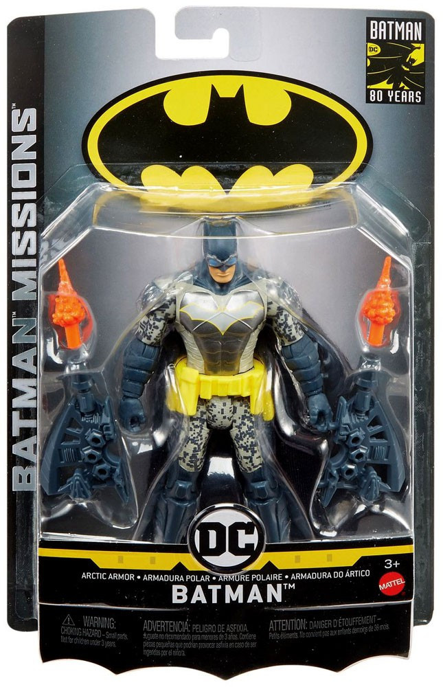 Dc Batman Missions Arctic Armor Batman 6 Action Figure Damaged