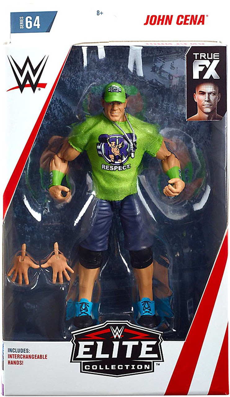 Wwe Wrestling Elite Collection Series 64 John Cena 7 Action Figure Interchangeable Hands Damaged Package Mattel Toys Toywiz - john cena wrestlemania 21 attire updated roblox