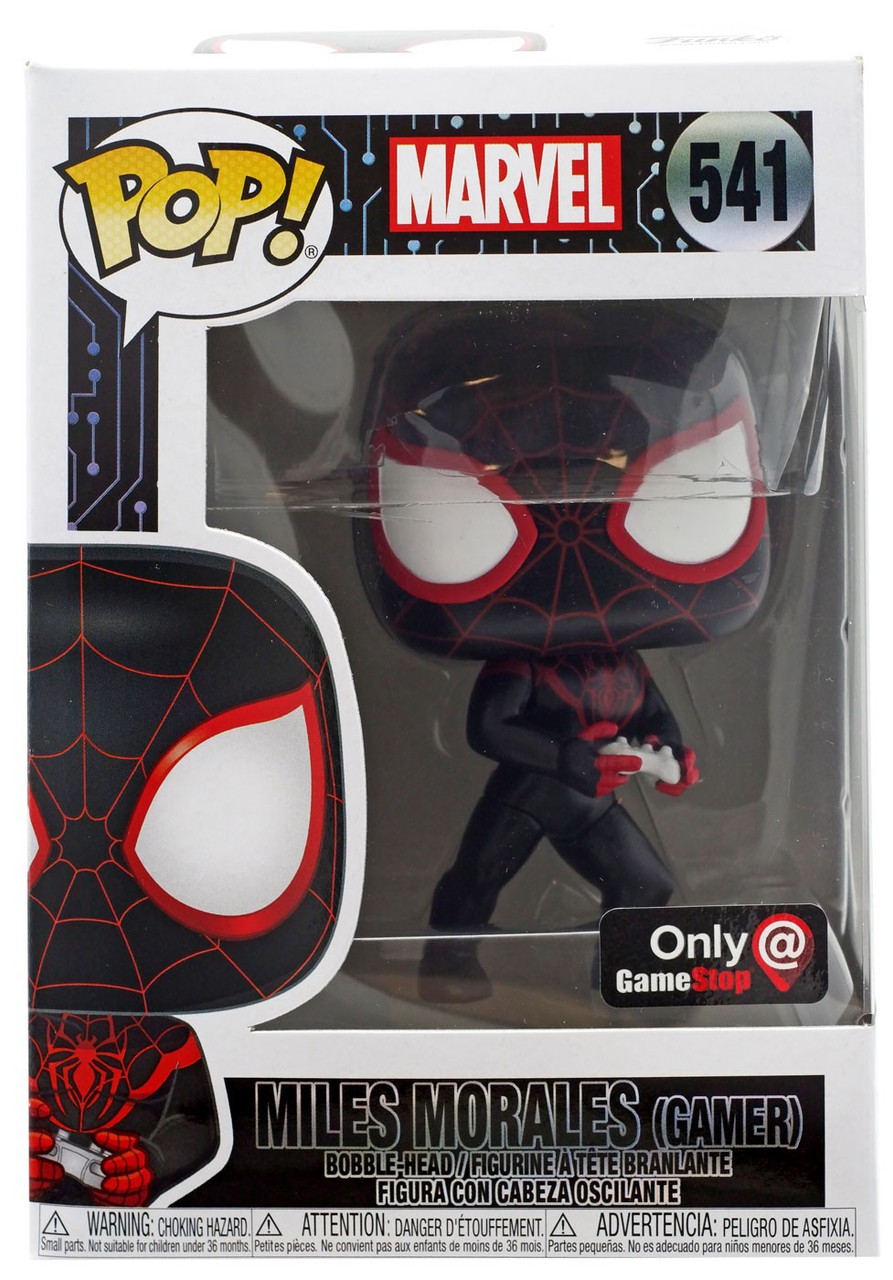 Funko Marvel Pop Marvel Miles Morales Exclusive Vinyl Bobble Head 541 Gamer Toywiz