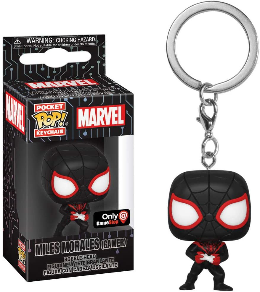 Funko Marvel Pop Marvel Miles Morales Exclusive Keychain Gamer Toywiz